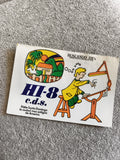 Carte QSL ancienne HI-8 c.d.s. Santo Domingo radio amateur vintage