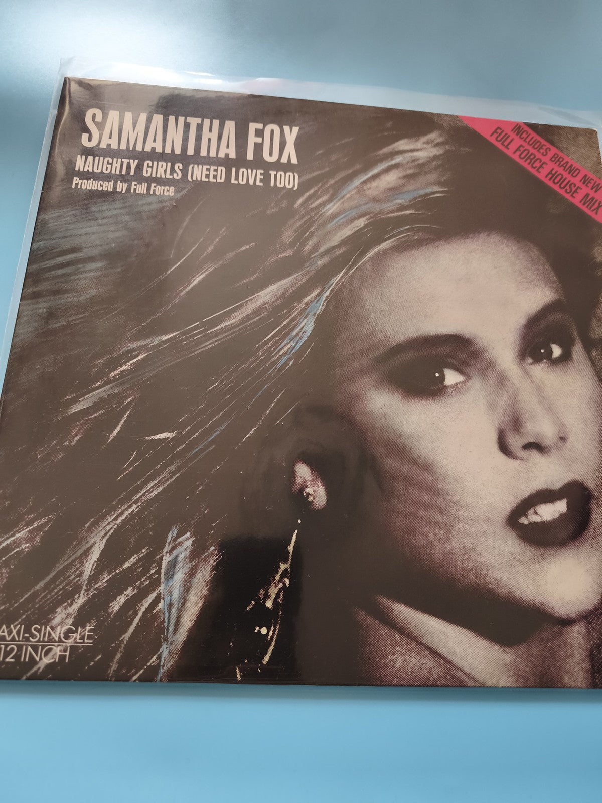Vinyle 33T ancien Samantha Fow rétro vintage disque collection musique LP