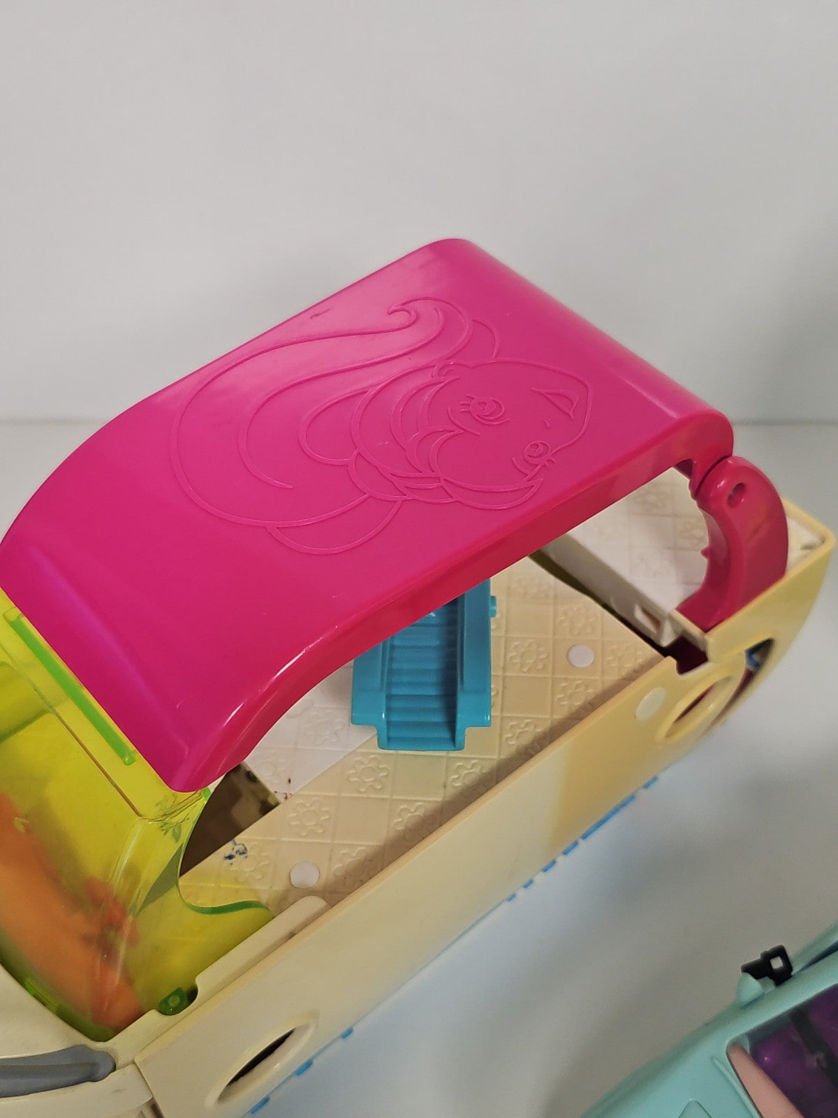 Lot Polly Pocket vintage Ultimate Party Boat, Cruiser Car, Animalerie, Banana Bo