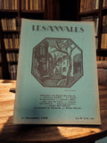 Revue ancienne Les Annales 1928 couverture illustrée rétro presse d'époque