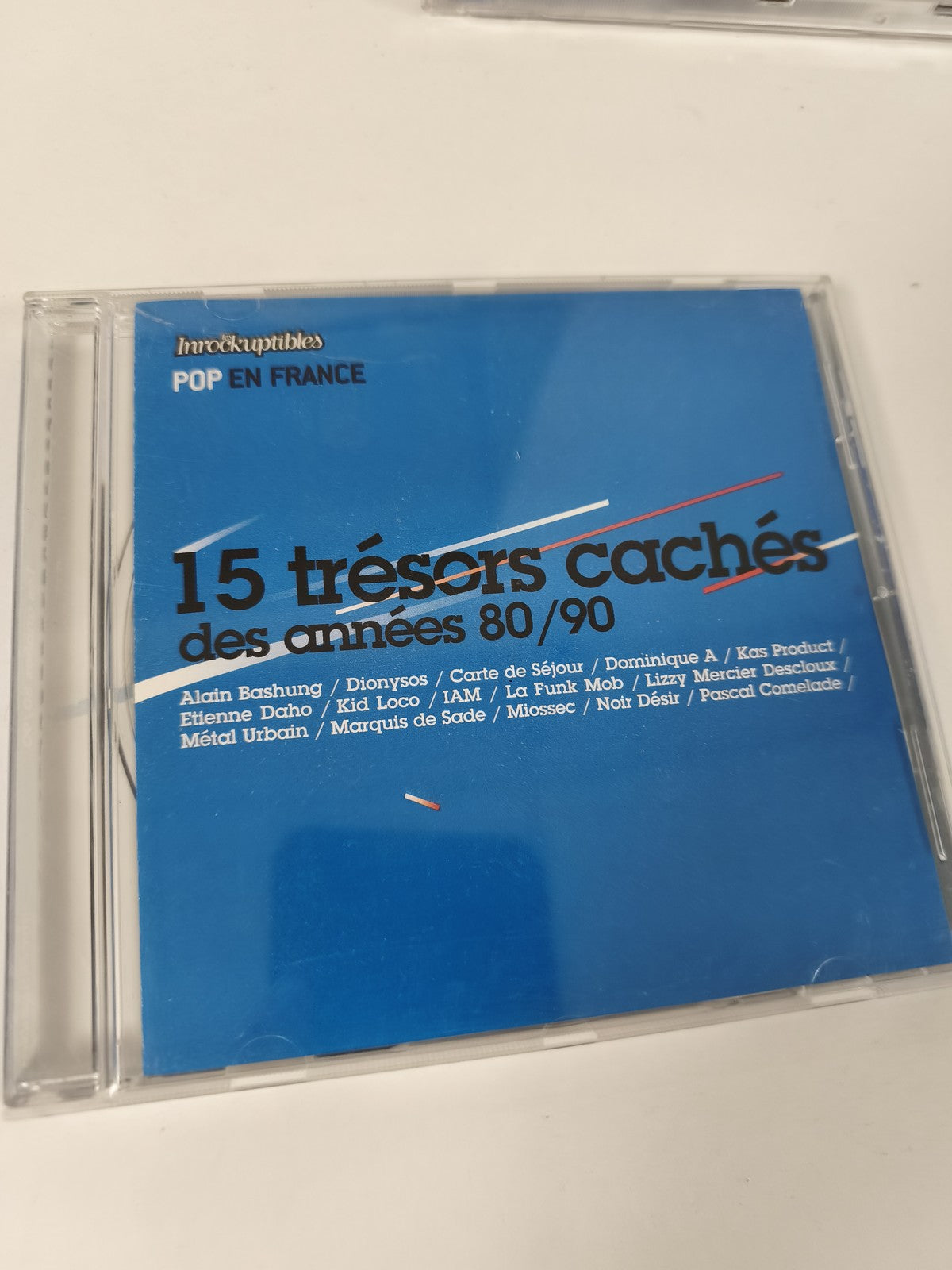 CD audio 15 titres Trésors cachés ? Musique variée, compilation originale, occas
