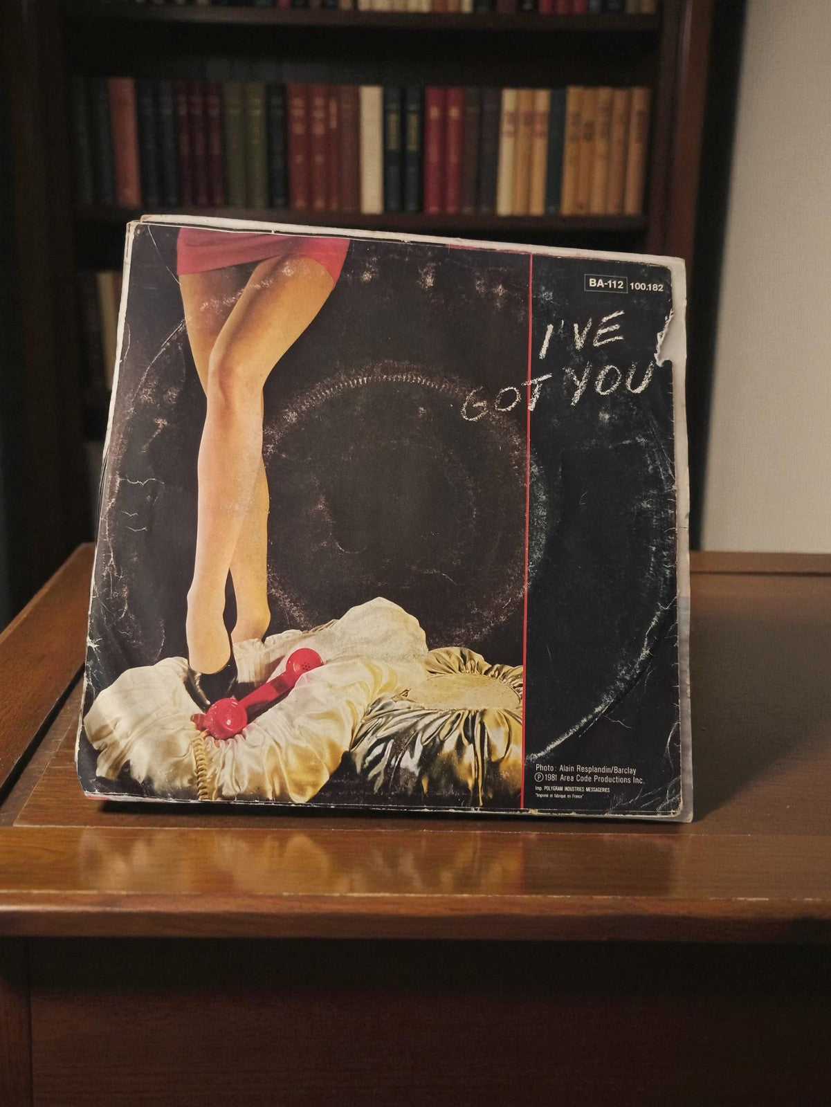 Vintage 45 tours vinyle ancien "I've got you" disque rétro collection état usagé