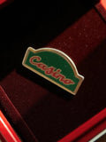 Pin's Casino publicitaire vintage rétro vert rouge badge années 80-90