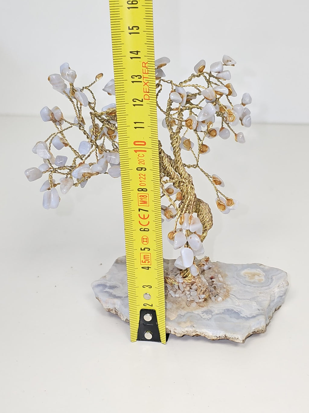 Sculpture décorative arbre artisanal en améthyste naturelle pierre semi-précieus