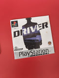 Notice officielle seule pour Driver sur PlayStation PS1, manuel d'origine jeu So