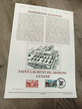 Document philatélique officiel 1997 Saint-Laurent-du-Maroni Guyane timbres La Po