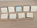 Lot de tampons rétro Pokémon anciens, collection vintage, jeux d?enfance rare