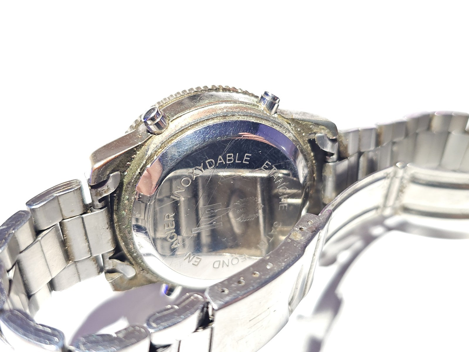 Vintage montre Lip Quartz chronographe World Time, ancienne, rare collection