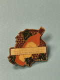 Vintage pin's Côtes de Provence bouteille vin raisin émaillé collection vinicole