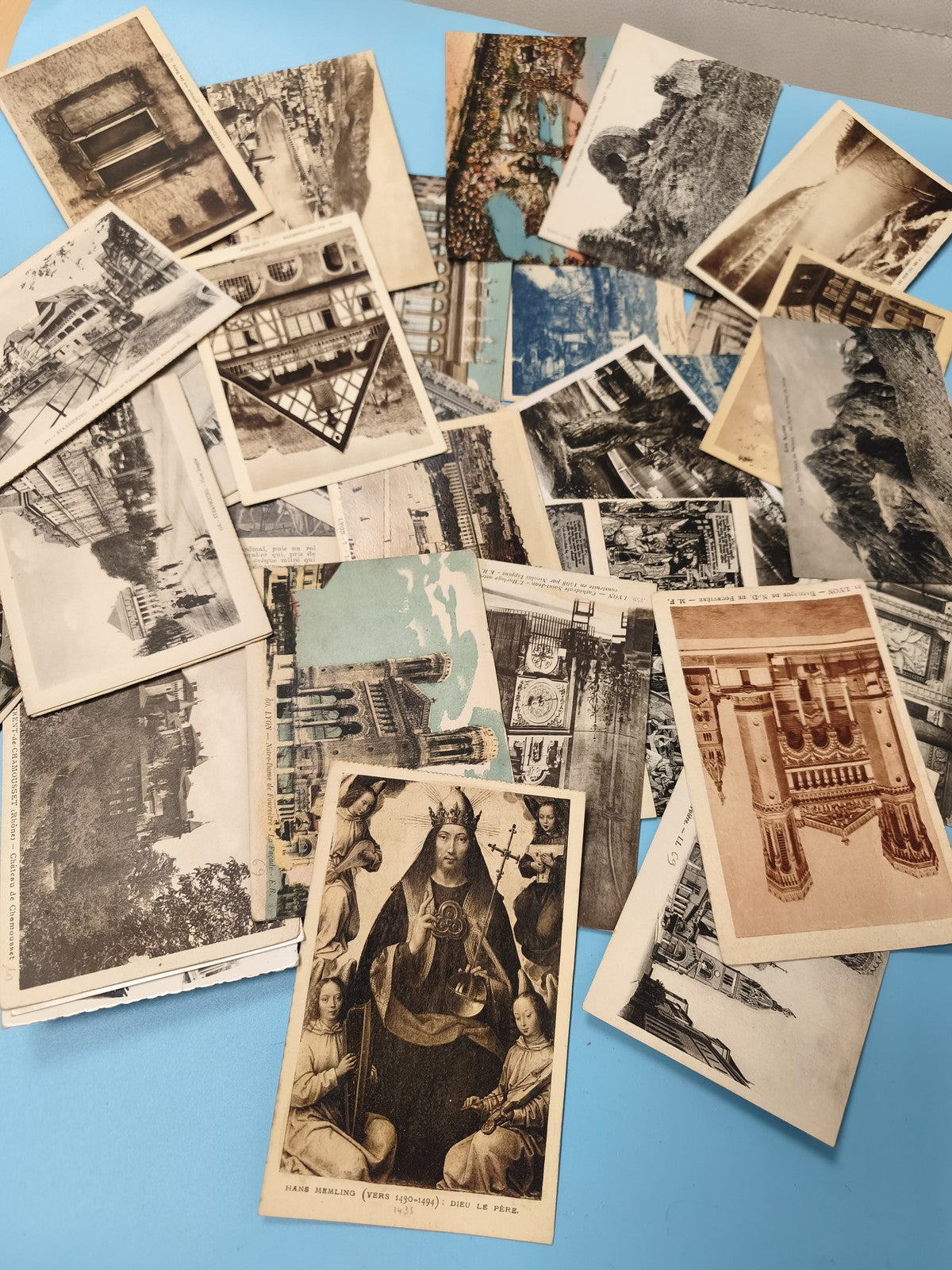 Lot cartes postales anciennes CPA divers lieux France et Europe vintage vrac