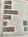 Timbres poste Danemark oblitérés divers motifs philatélie lot ancien