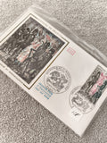 Lettre FDC Histoire de France 1972 Incroyables et Merveilleuses cachet Premier J