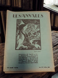 Magazine Les Annales 15 août 1928 ancien journal vintage rétro presse années 20
