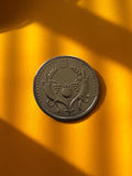 Pièce 2 New Sheqalim Israël, motif grenades, vintage, monnaie israélienne