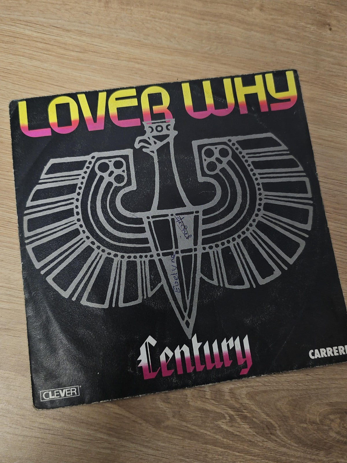 Vintage 45 tours ancien disque vinyle Lover Why rétro collection musique