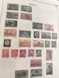 Timbres anciens États-Unis oblitérés lot x20 philatélie vintage US postage