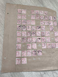 Gros lot timbres anciens Marianne 10c sur planche philatélie étude France