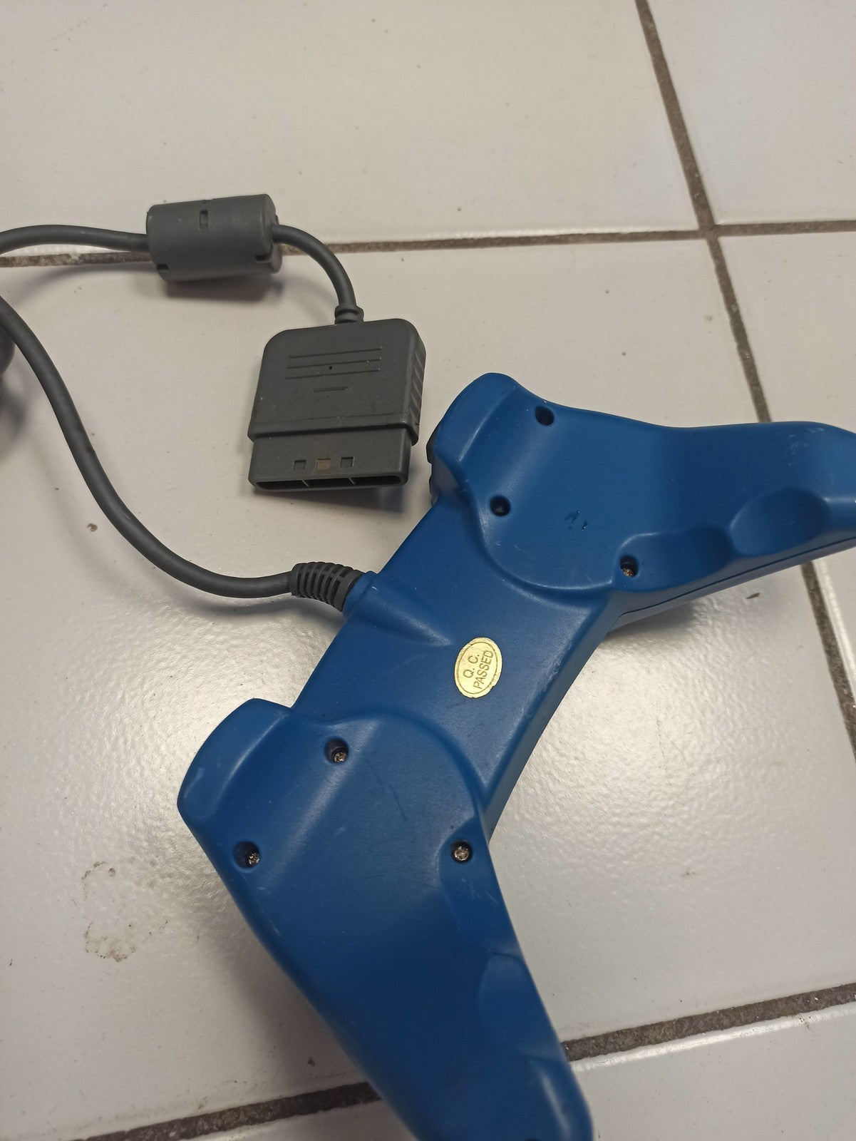 Manette Turbo Pad compatible PlayStation PS1 bouton Turbo, contrôleur filaire