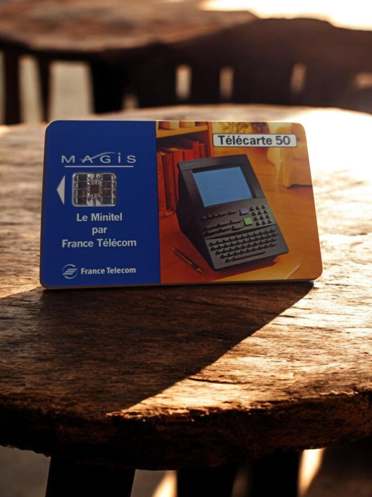 Carte téléphonique vintage France Télécom Minitel Télécarte 50 Magis