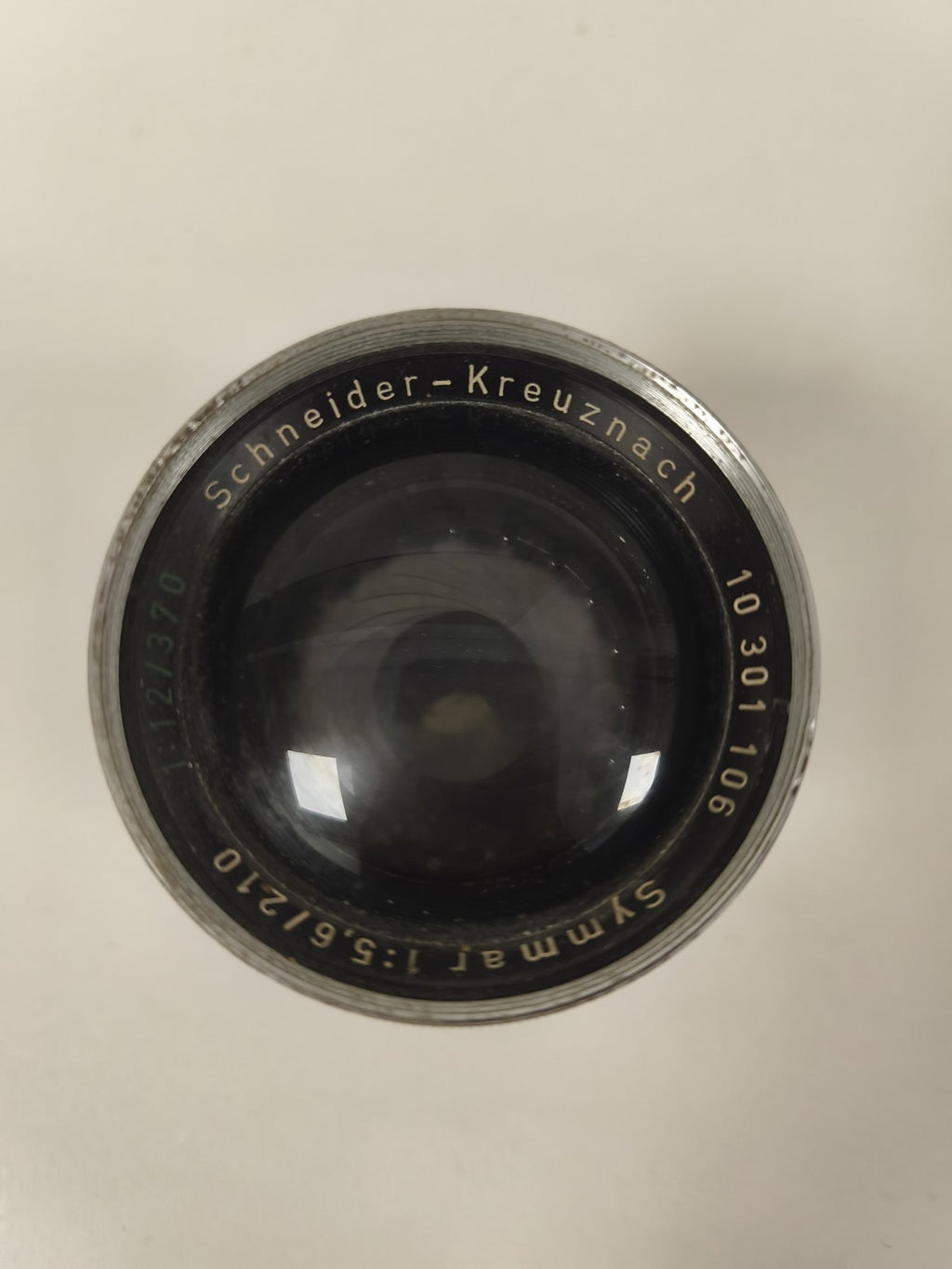 Objectif Schneider-Kreuznach Symmar 210 mm f/5,6, non testé