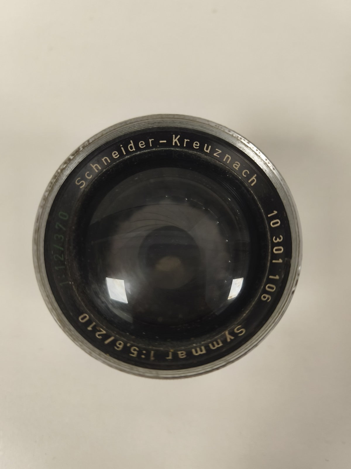 Objectif Schneider-Kreuznach Symmar 210 mm f/5,6, non testé