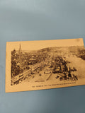 Carte postale ancienne animée Rouen vue Seine et quais collection rétro
