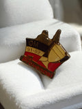 Pin's OM 91-92 vintage Le Provençal badge supporter Olympique Marseille ancien