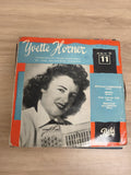 Vinyle 45 tours Yvette Horner Pathé pochette illustrée 4 titres musette (Ref 2)