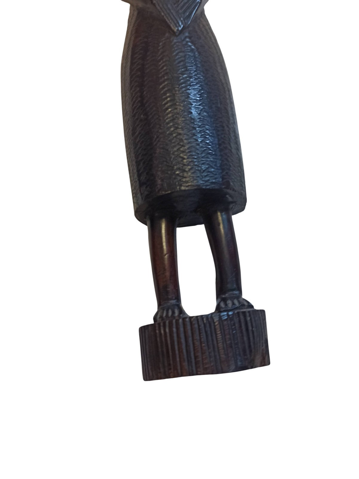 Statuette africaine femme bois d’ébène, sculpture ethnique vintage, art tribal
