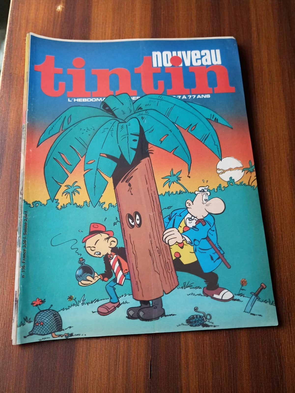 Magazine Nouveau Tintin Vintage n°16 – Couverture BD Années 70 Collector