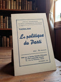 Livret propagande Parti Communiste 1944 école politique vintage dossier