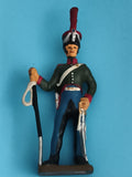 Figurine soldat ancien en plomb uniforme Empire, peinture main, vintage déco