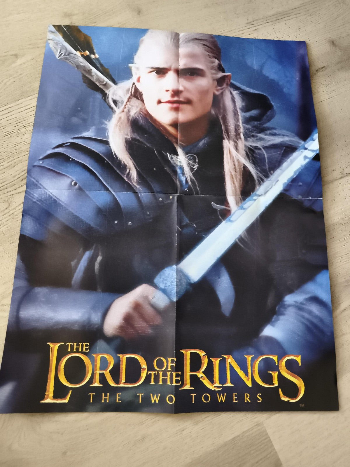 Poster Le Seigneur des Anneaux The Two Towers Legolas film cinéma