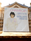 Vinyle 45T Alain Chamfort Seul à la fin Danse danse comme ça CBS vintage