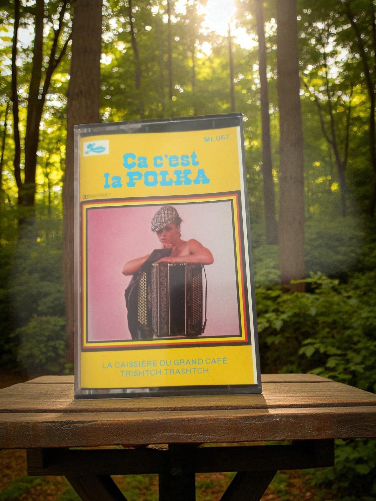 Cassette audio vintage Ça c'est la Polka K7 rétro années 80 ML067