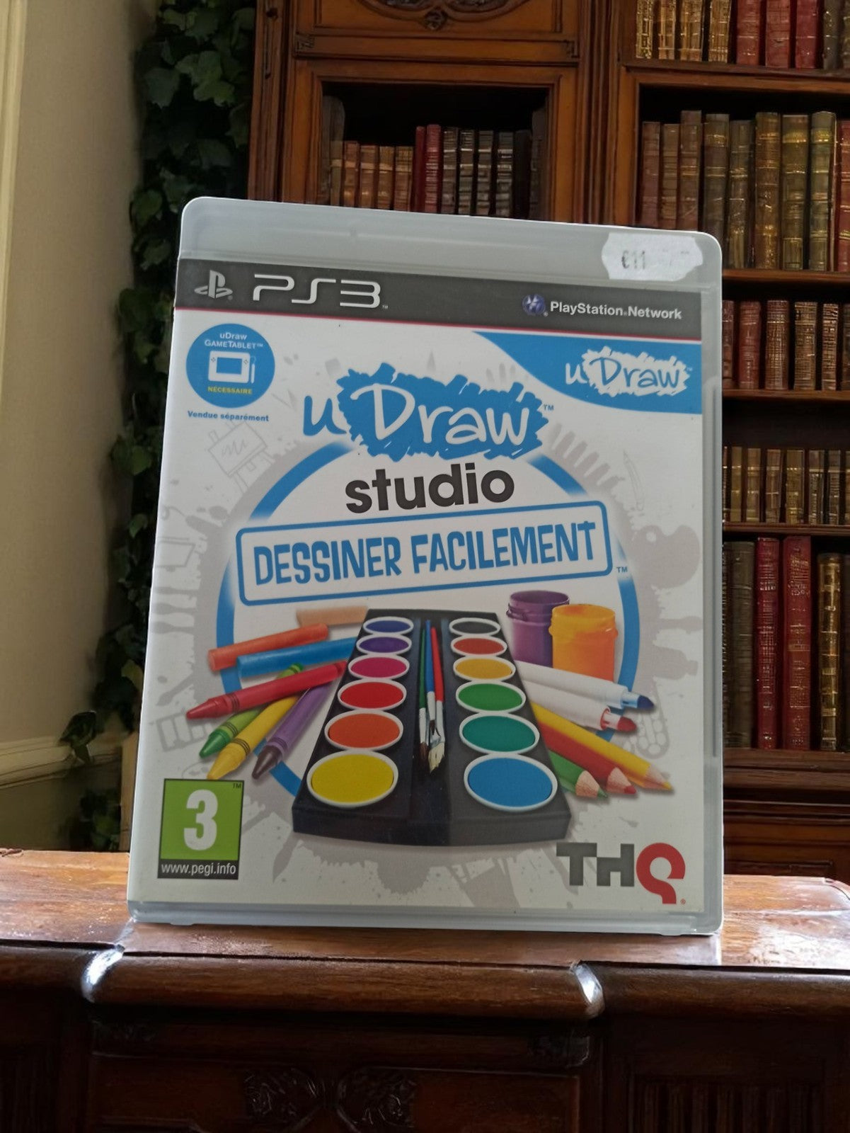 Jeu PS3 uDraw Studio complet THQ – Dessiner facilement – vintage PlayStation 3