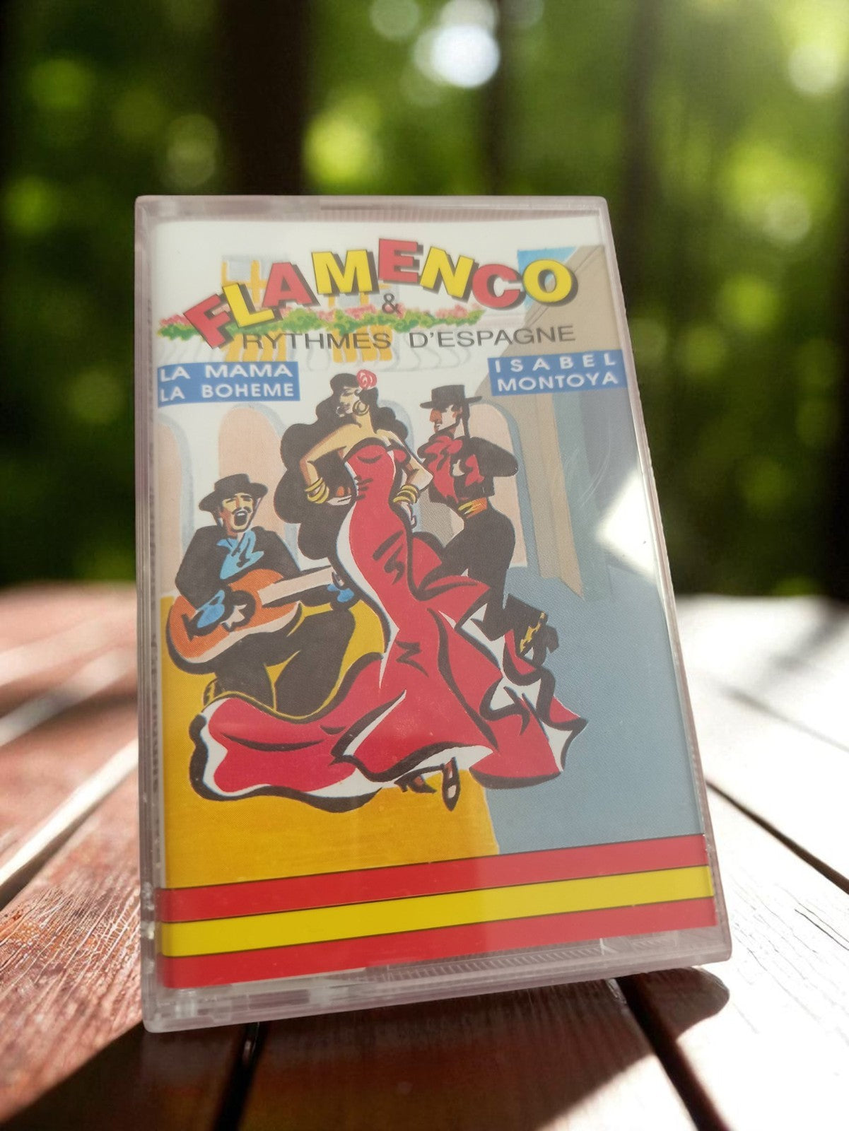 Cassette audio vintage Flamenco Isabel Montoya Espagne rétro K7 musique