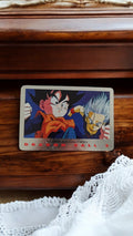 Carte Dragon Ball Z vintage Série 2 Goku Trunks illustration rare