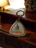 Porte-clés vintage Bière Adelshoffen Alsace pub ancien triangle rétro