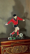Pin's Loto Sport vintage foot France broche rétro joueur émaillé