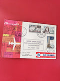 Enveloppe philatélie Air France Caravelle Paris-Beyrouth 1959 cachets timbres
