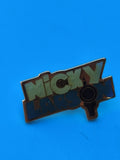 Pin's vintage Nicky Larson logo émaillé, collection animation, rare occasion
