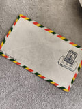 Lettre avion Bolivie 1952 oblitérée La Paz philatélie timbre poste