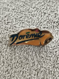 Pin's vintage Dorémi poisson émaillé, badge publicitaire années 90 (Ref 10)