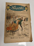 Ancien journal Lisette 1933 illustré, couverture couleur, vintage presse fillett