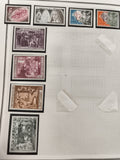Timbres Monaco thématiques religion art lutte contre drogue années 1970 philatél