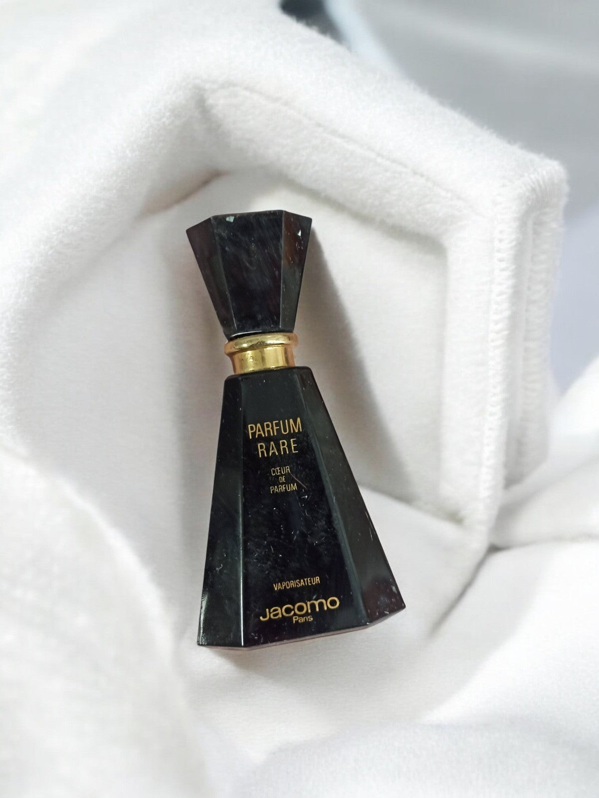 Flacon factice Jacomo Parfum Rare ancien noir déco vintage parfum Paris