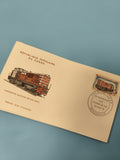 Enveloppe FDC Congo locomotive Alsthom BB 1100 1962 timbre 1er jour Brazzaville