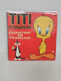 Vintage 45 tours ancien disque vinyle Titi et Sylvestre Looney Tunes collection