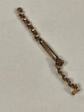 Bracelet vintage ancien plaqué or signé, petit bijou rétro collection occasion